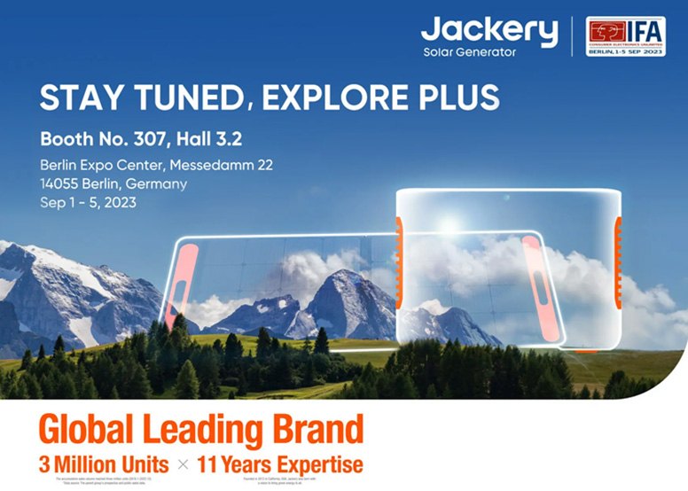 Jackery to Unveil Latest Flagship Product at IFA Berlin 2023, Embracing More Freedom and Energy Independence